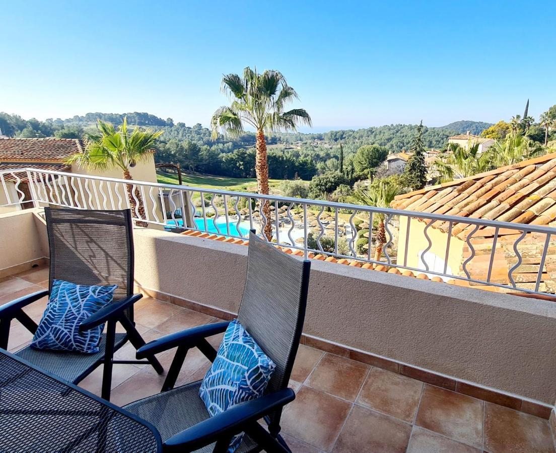Hameau Des Amandiers Vue Mer - Piscine, Golf Et Tennis Prive 滨海圣西尔 外观 照片