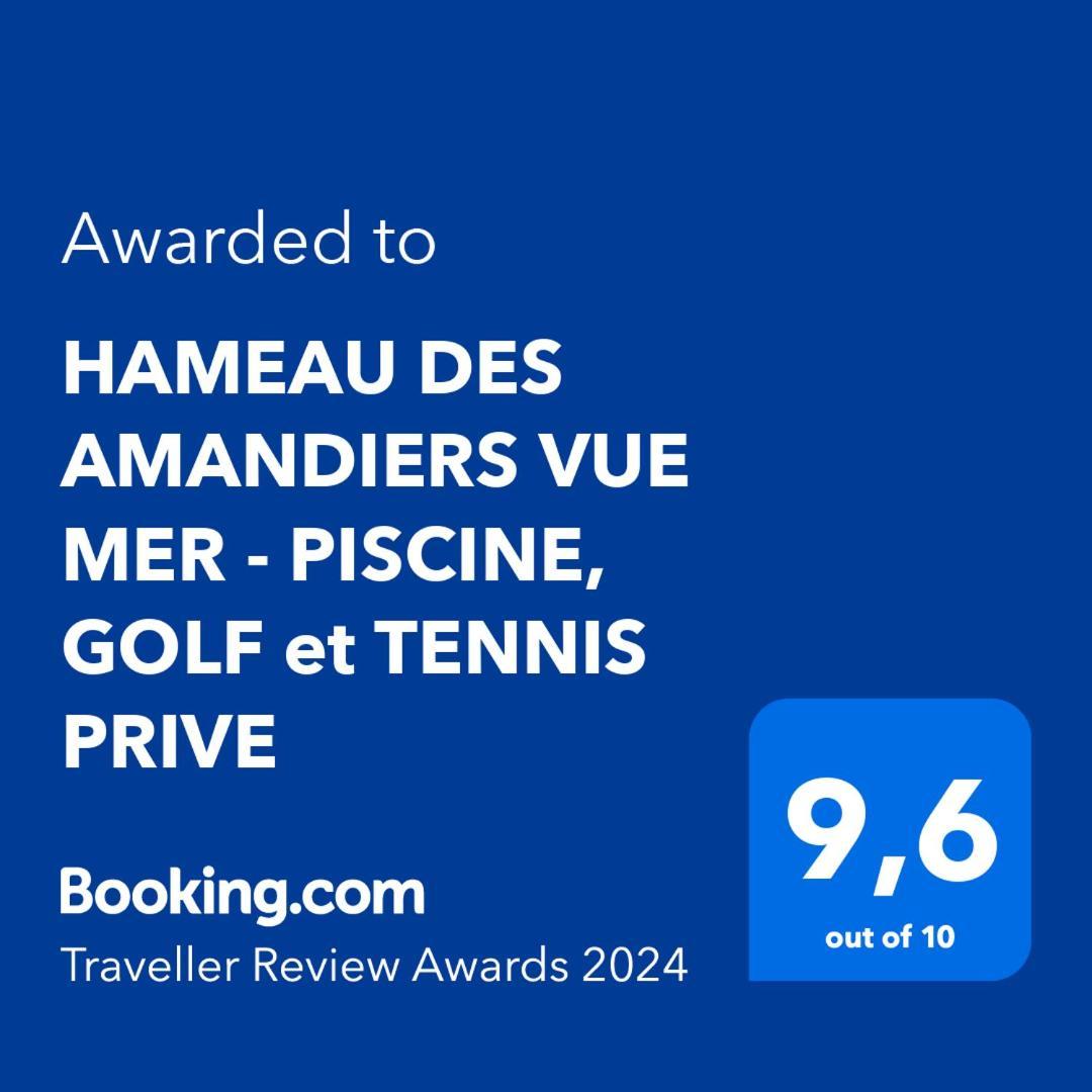 Hameau Des Amandiers Vue Mer - Piscine, Golf Et Tennis Prive 滨海圣西尔 外观 照片